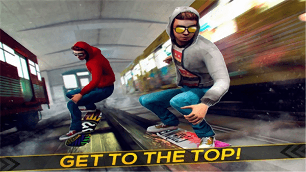 地铁滑板跑酷游戏