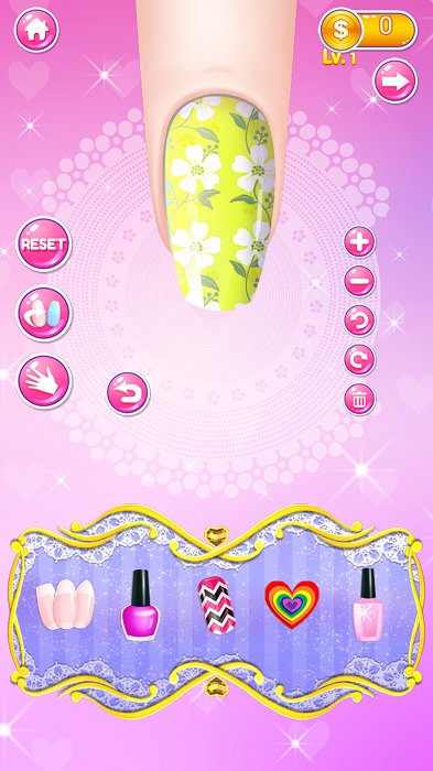 公主美甲美容院游戏