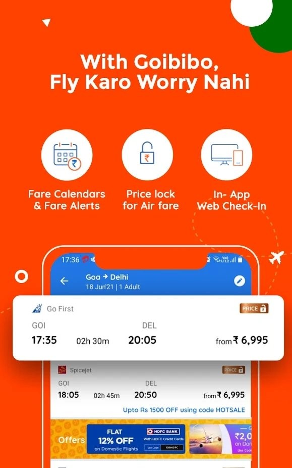 goibibo预订酒店app