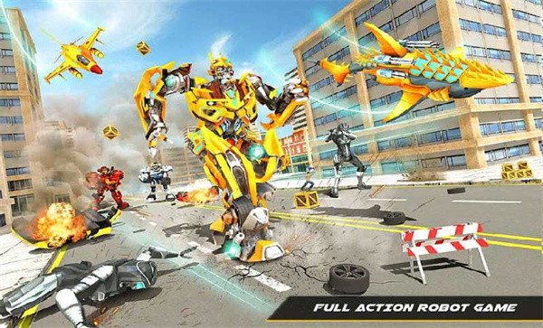 空中机器人鲨鱼手机版