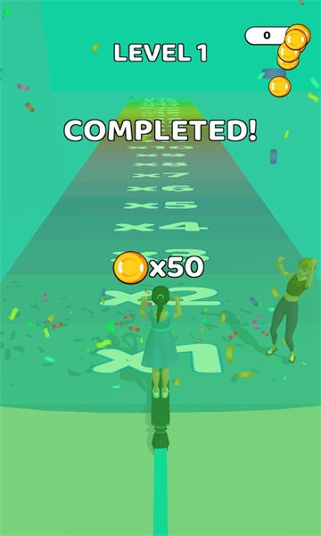 滑板车捡人跑游戏(scooter run)