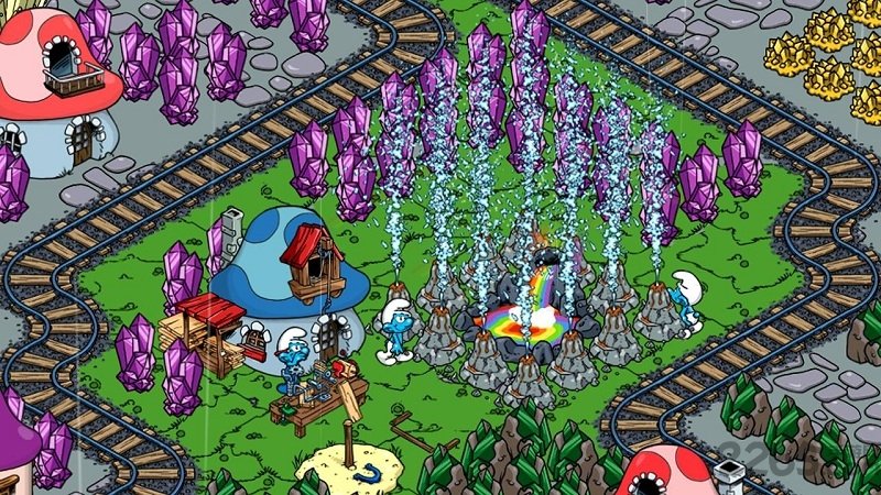 蓝精灵村庄中文版