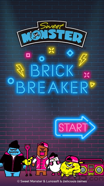 砖块粉碎者甜蜜怪兽