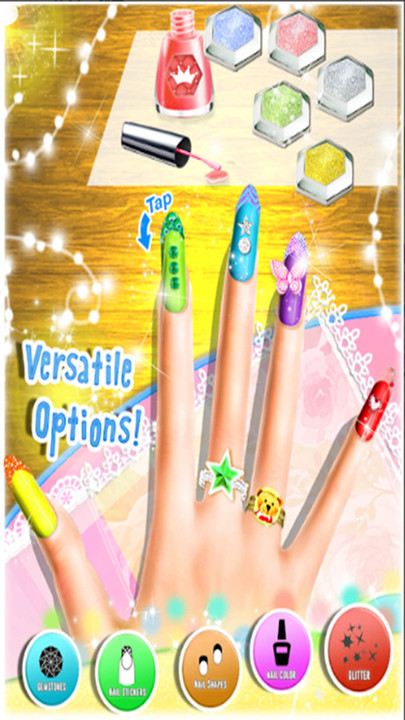 小芭比美甲小游戏