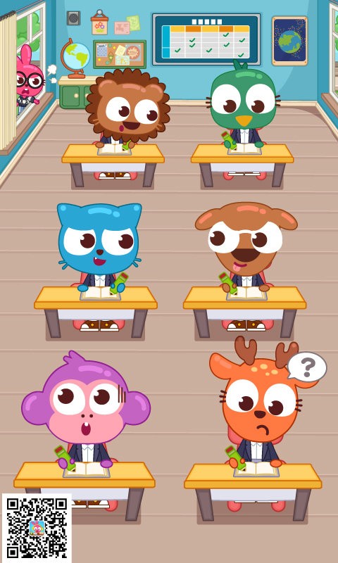 泡泡小镇校园生活游戏