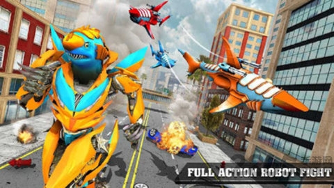 鲸鲨机器人变换中文破解版