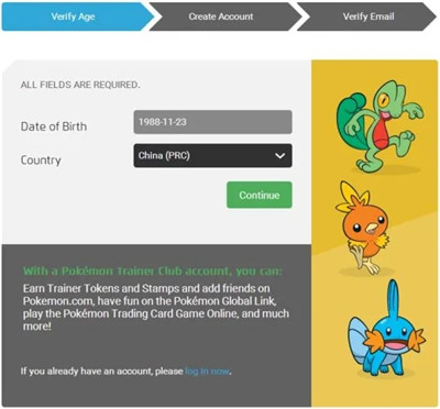 Pokémon GO注册教程
