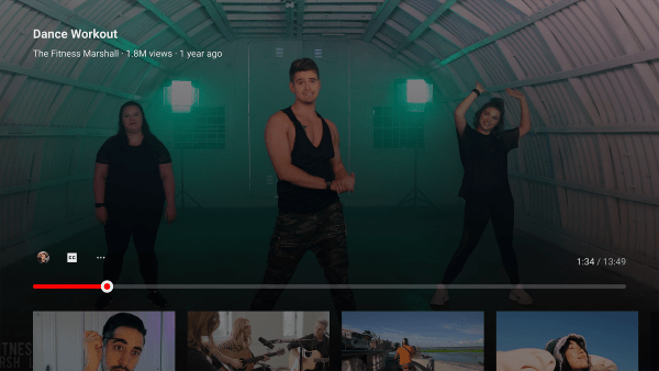 youtube for android tv app