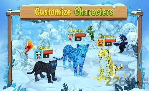 雪豹家族模拟器游戏