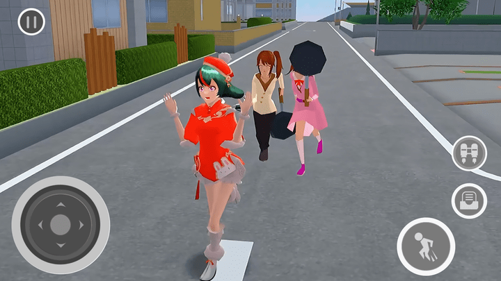 樱花校园接力跑酷游戏