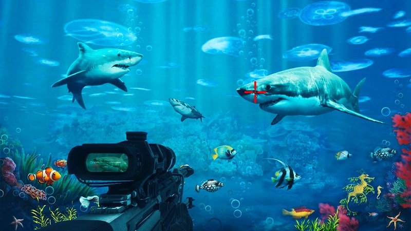 饥饿的巨齿鲨游戏