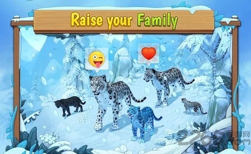 雪豹家族模拟器游戏