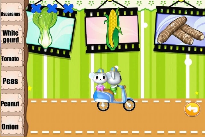 儿童益智认蔬菜app