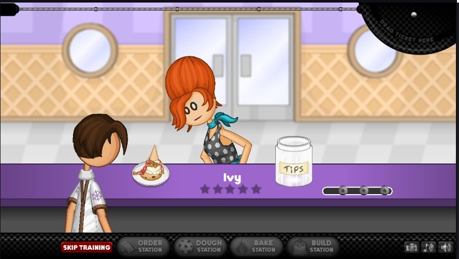 老爹圣代曲奇店游戏