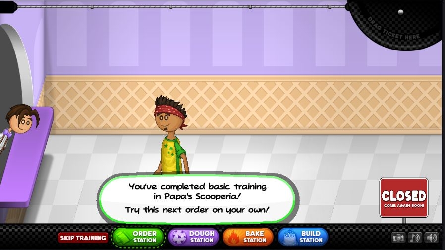 老爹圣代曲奇店游戏