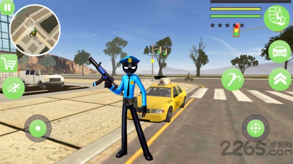 火柴人警察绳索英雄破解版