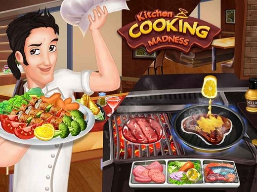 厨房烹饪疯狂手机游戏