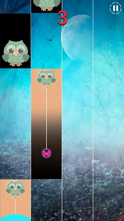 猫头鹰钢琴块游戏