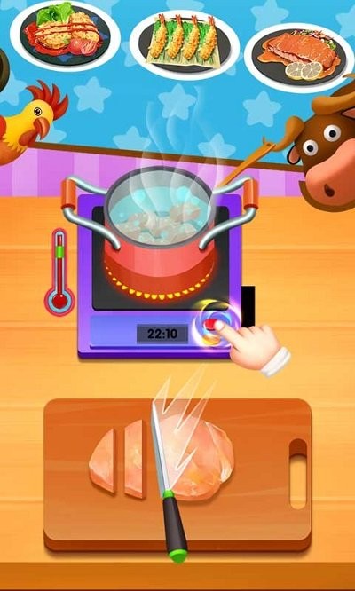 烹饪美食农场游戏