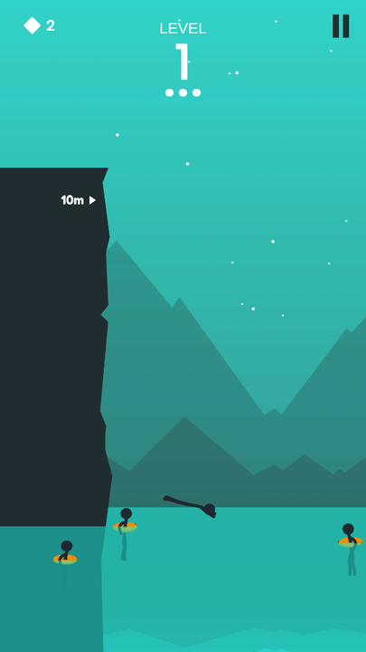 火柴人悬崖翻转跳水最新版