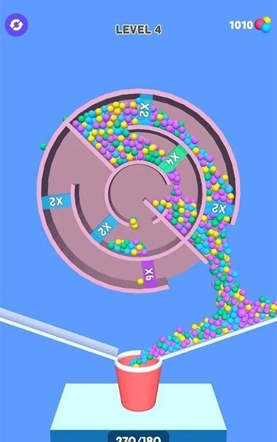 迷宫收集球游戏