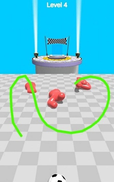 足球打果冻人游戏(crazy football attack 3d)