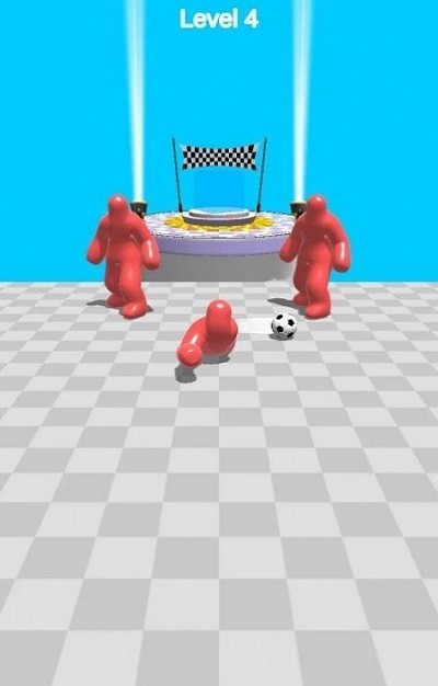 足球打果冻人游戏(crazy football attack 3d)