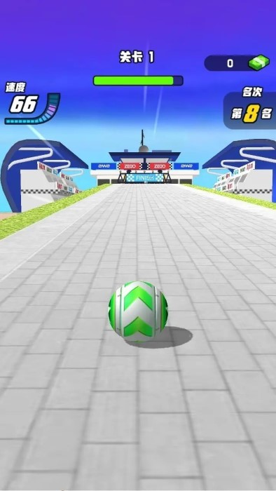 球球酷跑跑个球球游戏