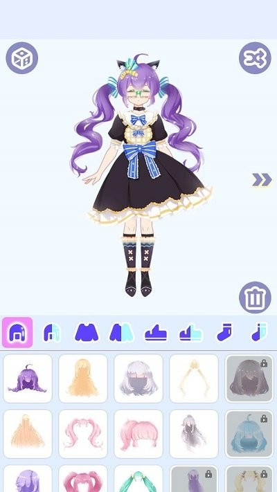 粉彩小萝莉换装游戏