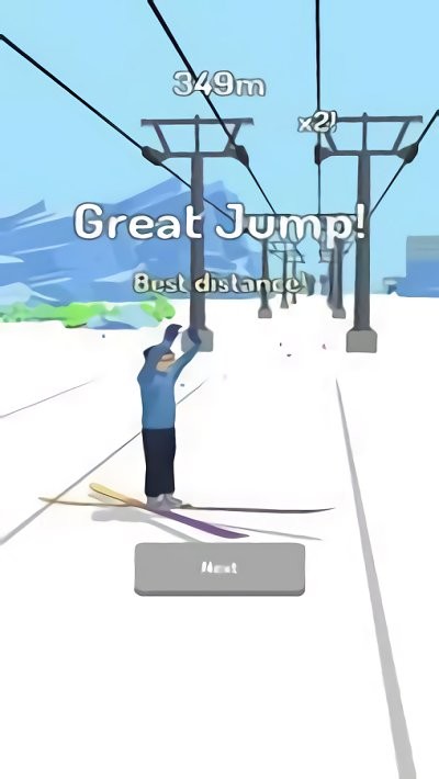 滑雪跳跃3d游戏(ski jumper 3d)