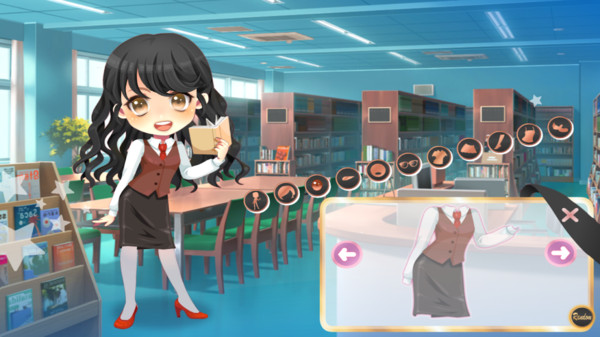 动漫校园装扮女孩手机版