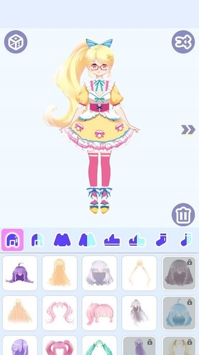 粉彩小萝莉换装游戏