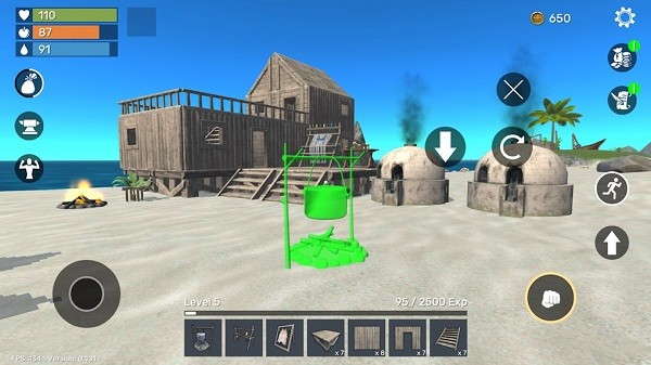 神秘岛生存游戏(Uncharted Island: Survival RPG)