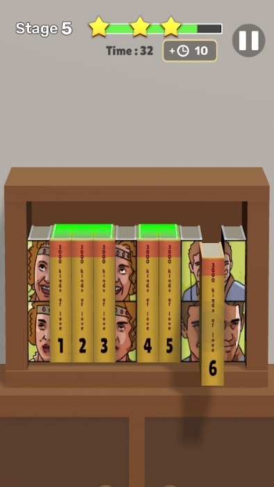 图书分类游戏(book sort)