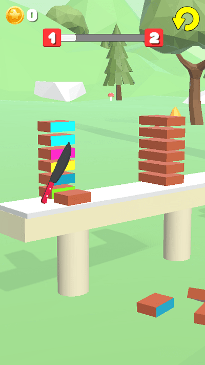 就差一刀小游戏(slice it all knife slicing rush)