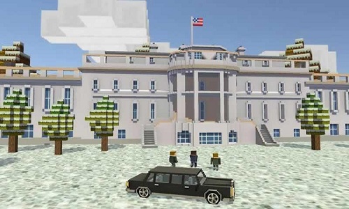 像素安全总统防卫游戏