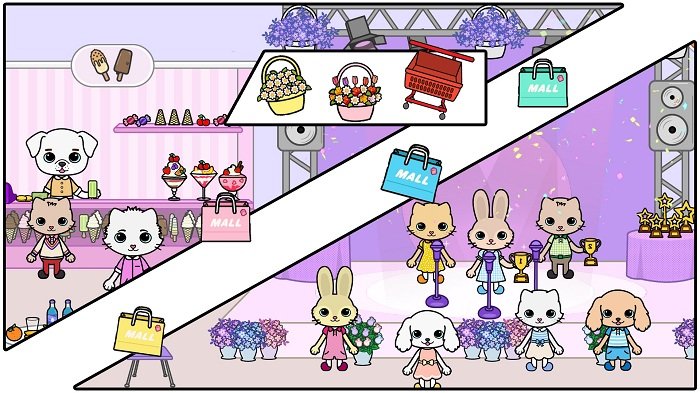 托卡迷你城堡装扮游戏