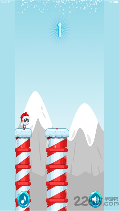 圣诞熊猫过河手机游戏 圣诞熊猫过河