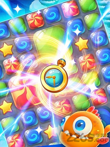 糖果拼图彩色泡泡手机游戏