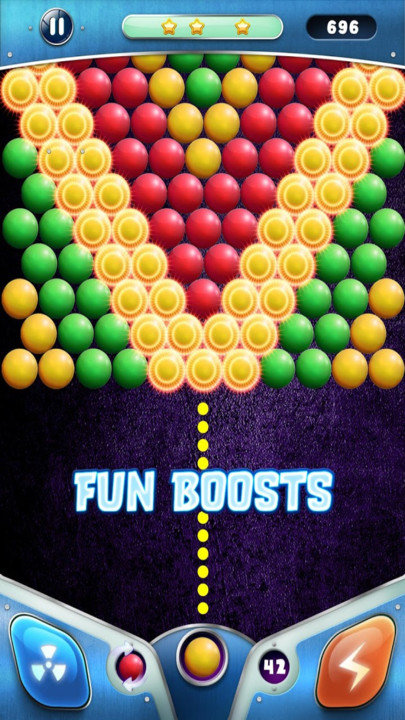 彩色泡泡射击游戏