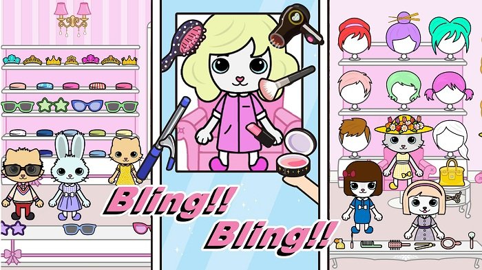 托卡迷你城堡装扮游戏