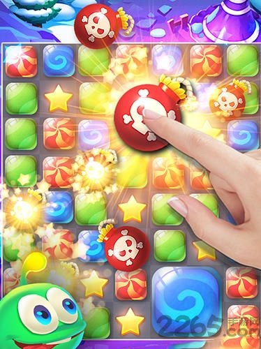 糖果拼图彩色泡泡手机游戏