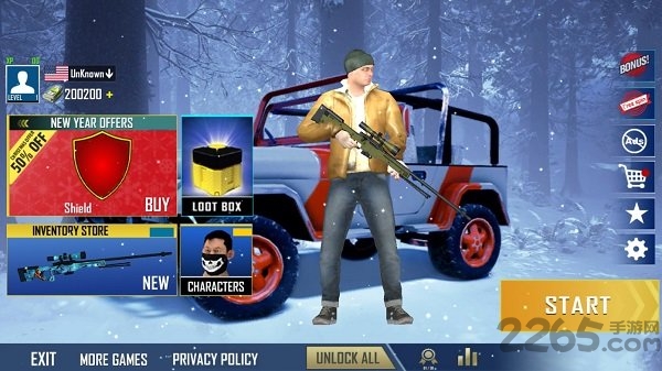 冬季生存大逃杀游戏