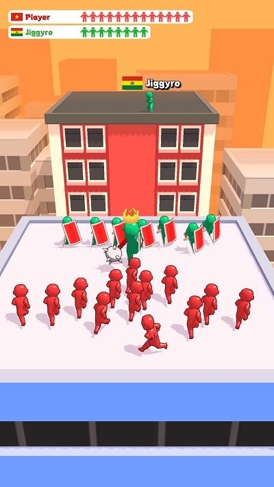 彩色水球投掷比赛游戏