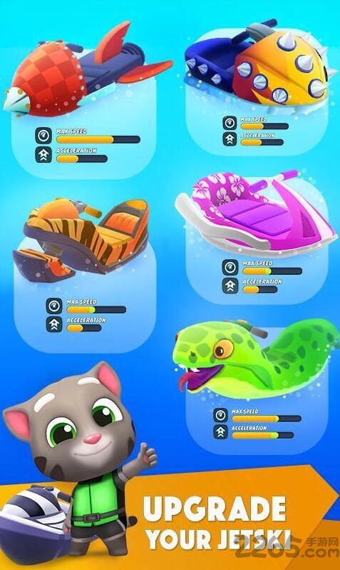 汤姆猫的摩托艇2无限内购